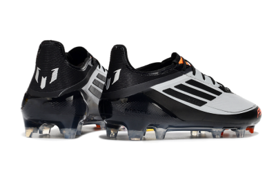 Adidas F50 Elite Messi FG Low-Tops Football Boots - Silver/Black/Orange