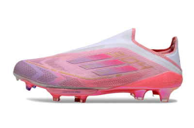 Adidas F50+ Lightstrike Elite Laceless 304 FG Low-Tops Football Boots - Pink/Purple/Gold