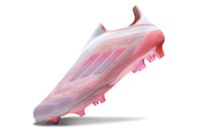 Adidas F50+ Lightstrike Elite Laceless 304 FG Low-Tops Football Boots - Pink/Purple/Gold