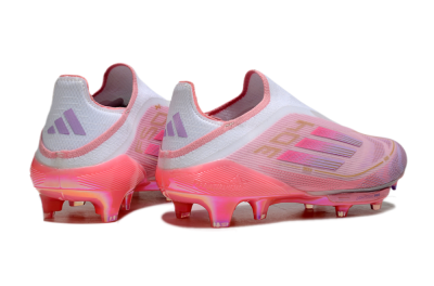 Adidas F50+ Lightstrike Elite Laceless 304 FG Low-Tops Football Boots - Pink/Purple/Gold