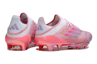 Adidas F50+ Lightstrike 304+ Elite FG Low-Tops Football Boots - Pink/Gold/White