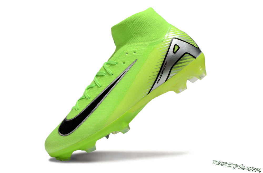 Nike Air Zoom Mercurial Superfly 10 Academy FG High-Tops Football Boots - Yellow/Black/Silver 5
