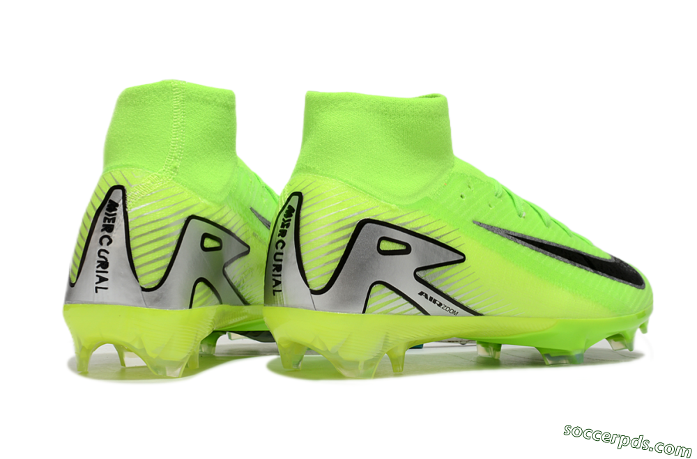 Nike Air Zoom Mercurial Superfly 10 Academy FG High-Tops Football Boots - Yellow/Black/Silver 6