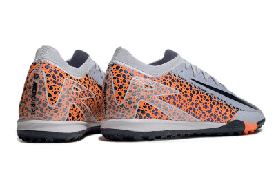 Nike Air Zoom Mercurial Vapor 16 Elite TF Low-Tops Football Shoes - Grey/Black/Orange