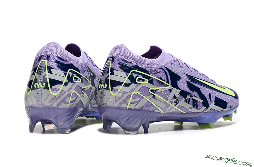 Nike Air Zoom Mercurial Vapor 16 Elite FG Low-Tops Football Boots - Purple/Yellow/White 6