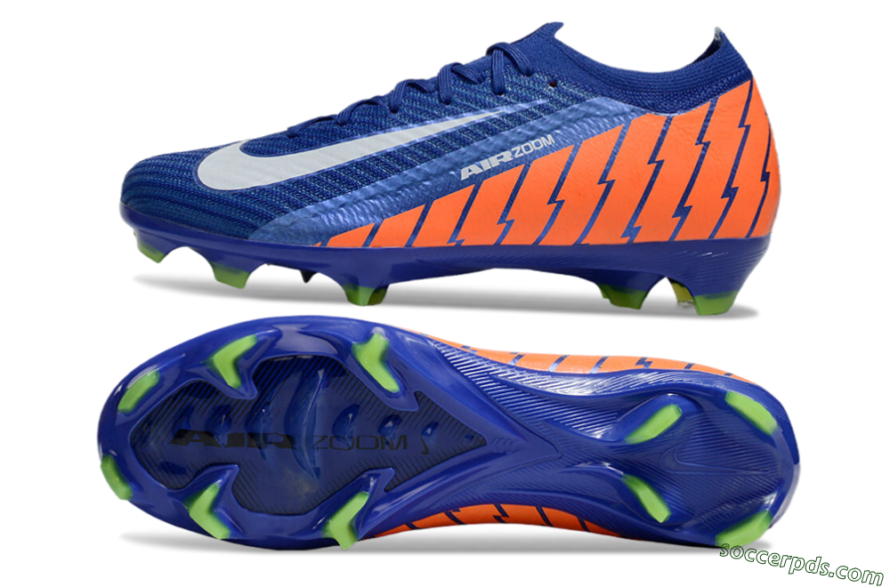 Nike Air Zoom Mercurial Vapor 16 Elite FG Low-Tops Football Boots - Blue/White/Orange 0