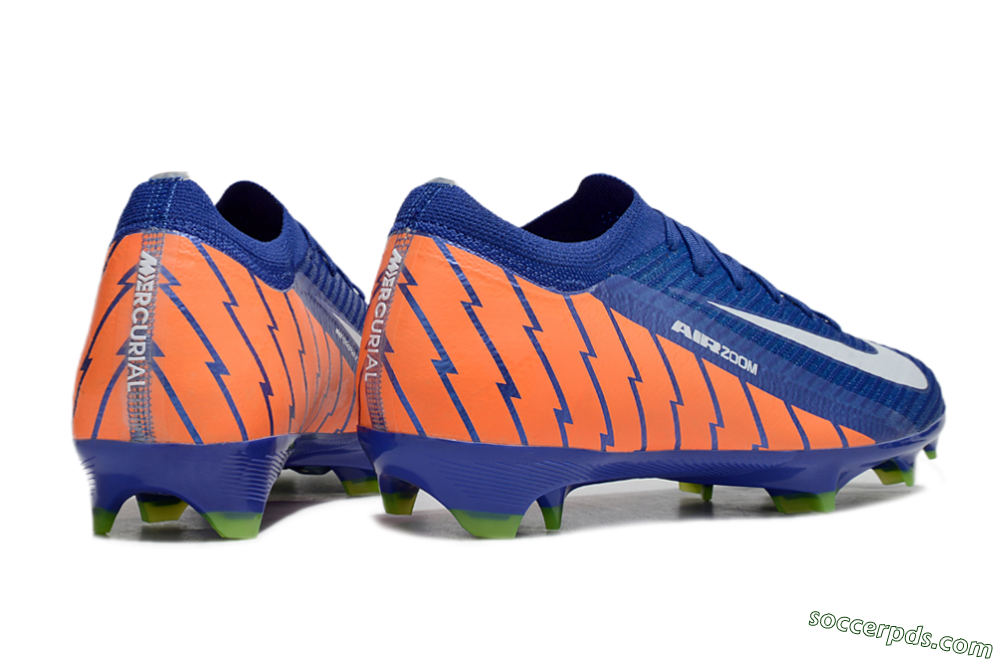 Nike Air Zoom Mercurial Vapor 16 Elite FG Low-Tops Football Boots - Blue/White/Orange 6