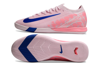 Nike Air Zoom Mercurial Vapor 16 Elite IC Low-Tops Football Shoes - Pink/Blue/White