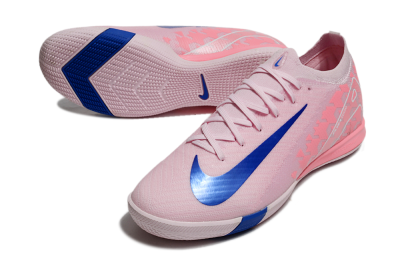 Nike Air Zoom Mercurial Vapor 16 Elite IC Low-Tops Football Shoes - Pink/Blue/White