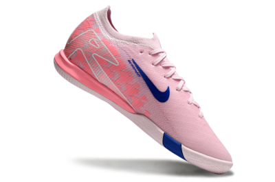Nike Air Zoom Mercurial Vapor 16 Elite IC Low-Tops Football Shoes - Pink/Blue/White