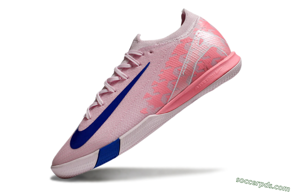 Nike Air Zoom Mercurial Vapor 16 Elite IC Low-Tops Football Shoes - Pink/Blue/White 5