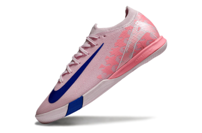 Nike Air Zoom Mercurial Vapor 16 Elite IC Low-Tops Football Shoes - Pink/Blue/White