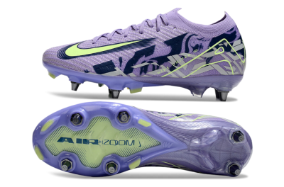 Nike Air Zoom Mercurial Vapor 16 Elite SG Low-Tops Football Boots - Purple/Yellow/White
