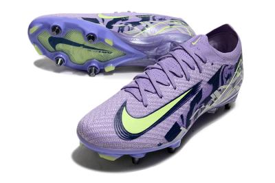 Nike Air Zoom Mercurial Vapor 16 Elite SG Low-Tops Football Boots - Purple/Yellow/White