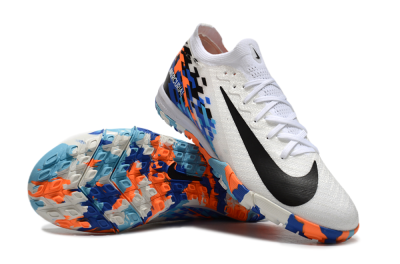 Nike Air Zoom Mercurial Vapor 16 Elite TF Low-Tops Football Shoes - White/Blue/Orange