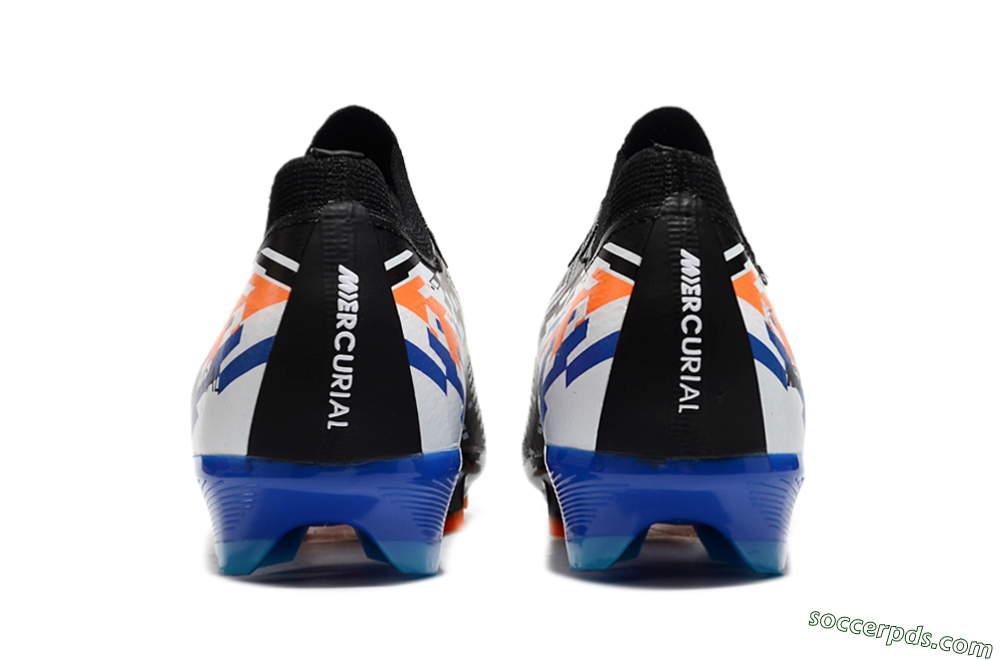 Nike Air Zoom Mercurial Vapor 16 Elite FG Low-Tops Football Boots - Black/Blue/Orange 5