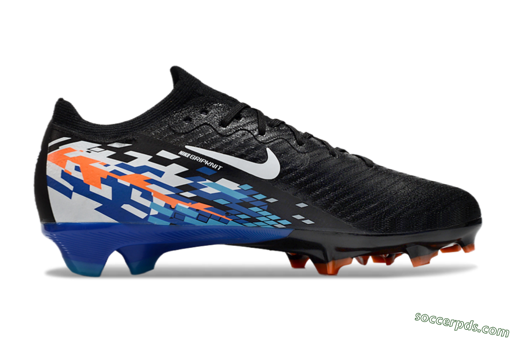 Nike Air Zoom Mercurial Vapor 16 Elite FG Low-Tops Football Boots - Black/Blue/Orange 7