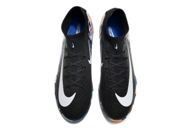 Nike Air Zoom Mercurial Superfly 10 Elite TF High-Tops Football Shoes - Black/Blue/Orange