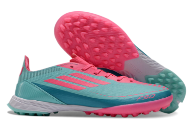 Adidas F50 Elite TF Low-Tops Football Shoes - Jade/Pink/White