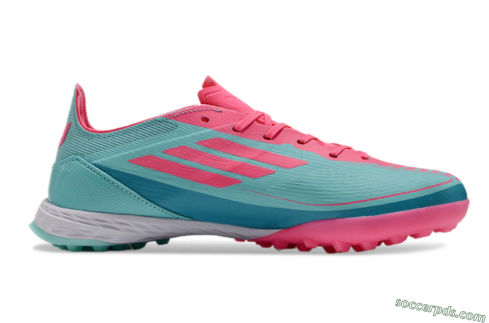 Adidas F50 Elite TF Low-Tops Football Shoes - Jade/Pink/White 7