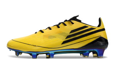 Adidas F50 Elite FG Low-Tops Football Boots - Yellow/Black/Gold