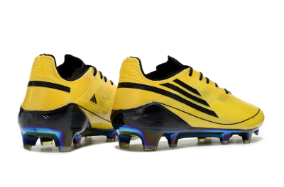 Adidas F50 Elite FG Low-Tops Football Boots - Yellow/Black/Gold