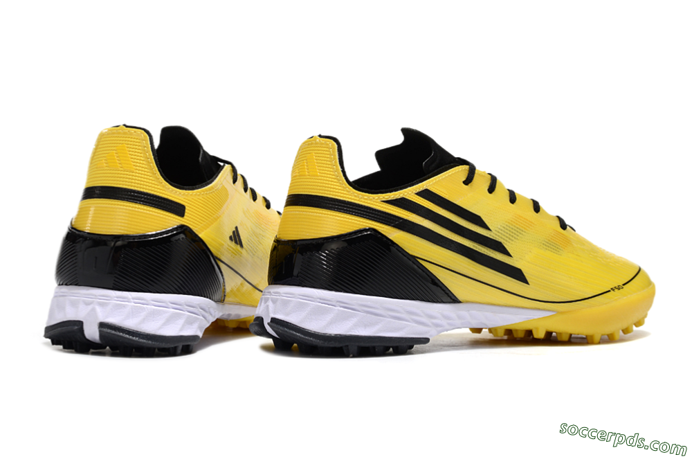 Adidas F50 Pro TF Low-Tops Football Shoes - Yellow/Black/White 6