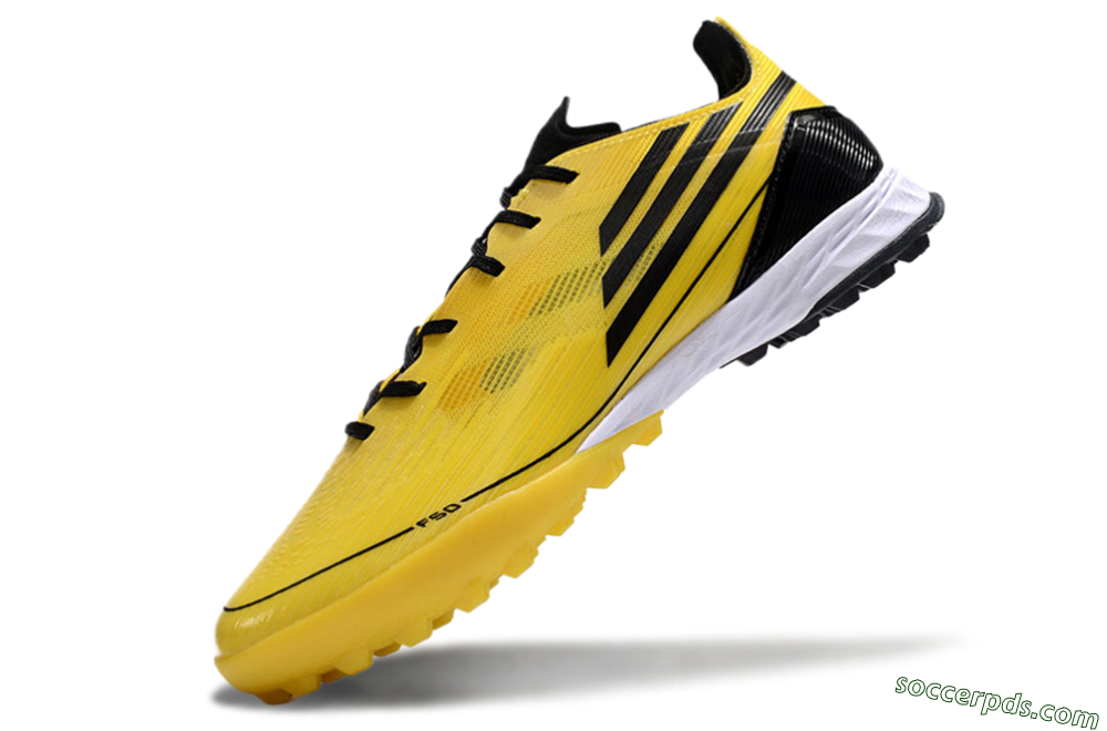 Adidas F50 Pro TF Low-Tops Football Shoes - Yellow/Black/White 5