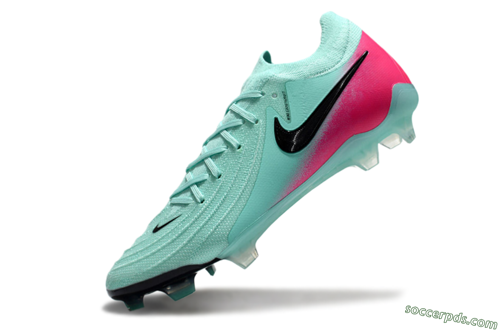 Nike Phantom Luna Elite FG Low-Tops Football Boots - Jade/Black/Pink 5