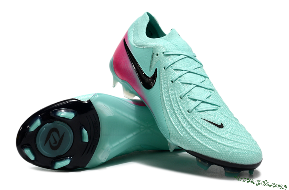 Nike Phantom Luna Elite FG Low-Tops Football Boots - Jade/Black/Pink 3