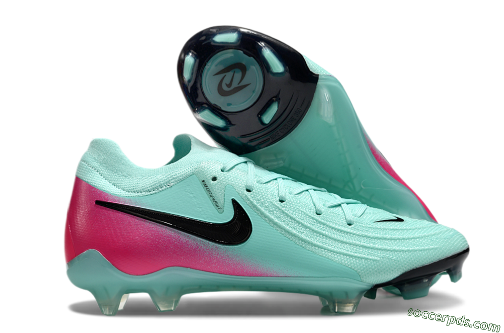 Nike Phantom Luna Elite FG Low-Tops Football Boots - Jade/Black/Pink 1