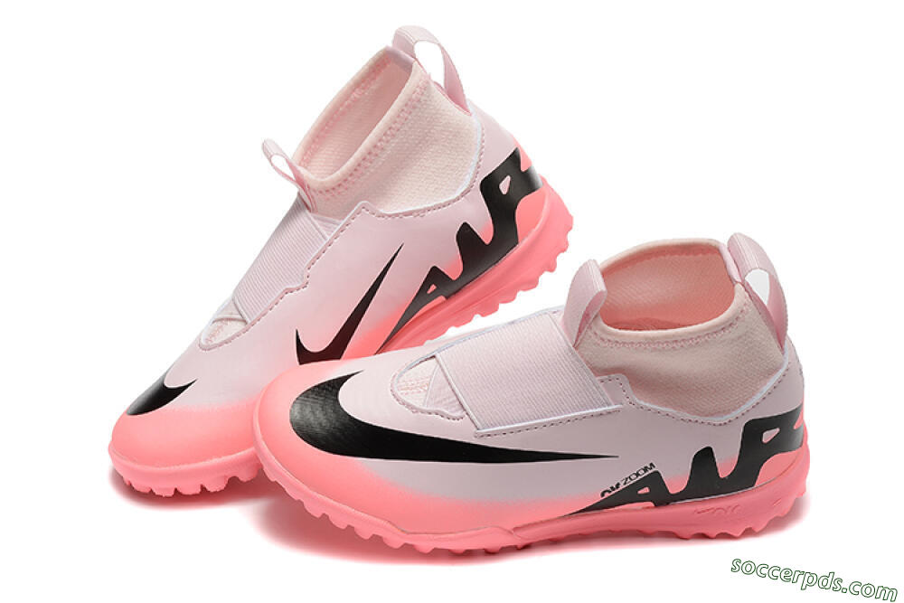 Nike Air Zoom Mercurial Superfly 9 Elite TF High-Tops Football Shoes - Pink/Black 6