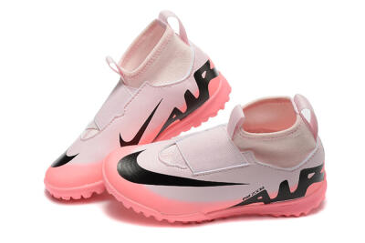 Nike Air Zoom Mercurial Superfly 9 Elite TF High-Tops Football Shoes - Pink/Black
