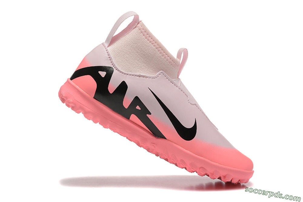 Nike Air Zoom Mercurial Superfly 9 Elite TF High-Tops Football Shoes - Pink/Black 7