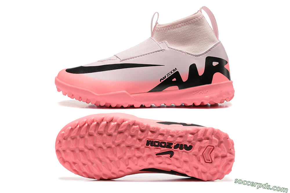 Nike Air Zoom Mercurial Superfly 9 Elite TF High-Tops Football Shoes - Pink/Black 0