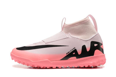 Nike Air Zoom Mercurial Superfly 9 Elite TF High-Tops Football Shoes - Pink/Black