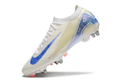 Nike Air Zoom Mercurial Vapor 16 Elite SG Low-Tops Football Boots - Beige/Blue/White