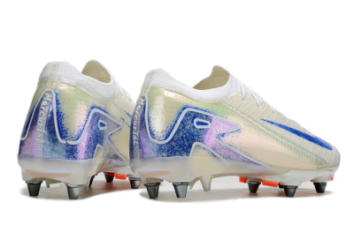 Nike Air Zoom Mercurial Vapor 16 Elite SG Low-Tops Football Boots - Beige/Blue/White