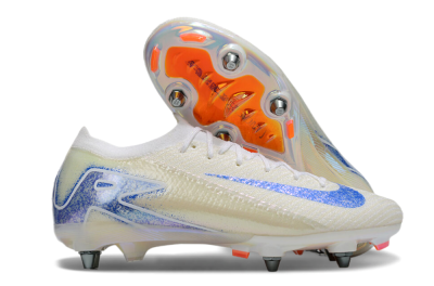 Nike Air Zoom Mercurial Vapor 16 Elite SG Low-Tops Football Boots - Beige/Blue/White