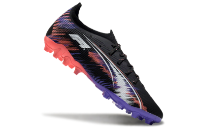 Puma Ultra 5 Ultimate FG Low-Tops Football Boots - Black/Red/Purple