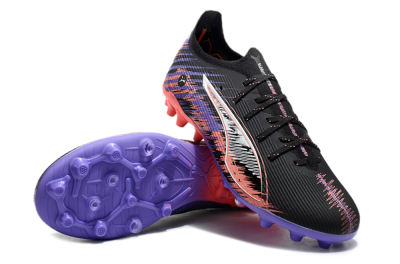 Puma Ultra 5 Ultimate FG Low-Tops Football Boots - Black/Red/Purple