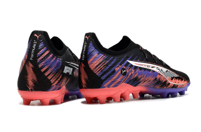 Puma Ultra 5 Ultimate FG Low-Tops Football Boots - Black/Red/Purple