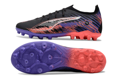 Puma Ultra 5 Ultimate FG Low-Tops Football Boots - Black/Red/Purple