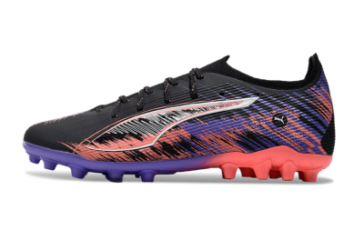 Puma Ultra 5 Ultimate FG Low-Tops Football Boots - Black/Red/Purple