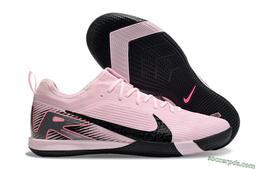 Nike Air Zoom Mercurial Vapor 16 Pro IC Low-Tops Football Shoes - Pink/Black/Silver 1