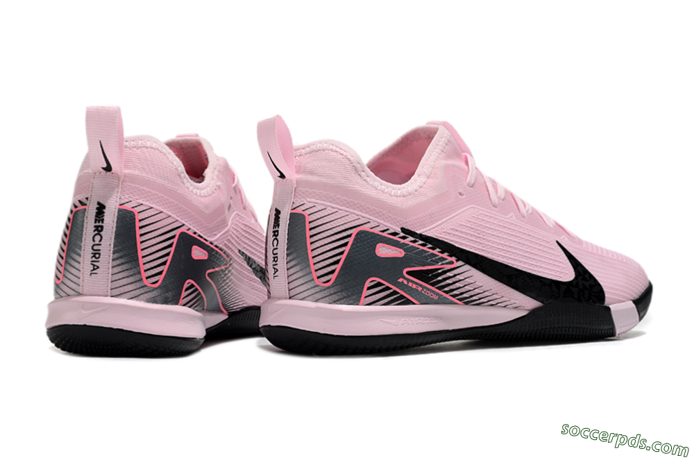 Nike Air Zoom Mercurial Vapor 16 Pro IC Low-Tops Football Shoes - Pink/Black/Silver 6