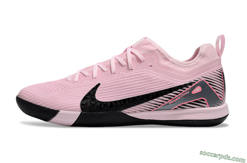 Nike Air Zoom Mercurial Vapor 16 Pro IC Low-Tops Football Shoes - Pink/Black/Silver 2