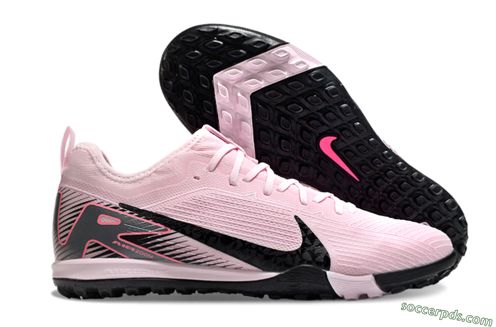 Nike Air Zoom Mercurial Vapor 16 Pro TF Low-Tops Football Shoes - Pink/Black/Silver 1