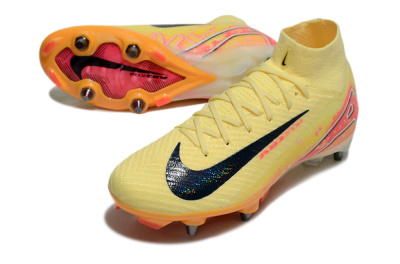 Nike Air Zoom Mercurial Superfly 10 Elite SG High-Tops Football Boots - Yellow/Black/Red