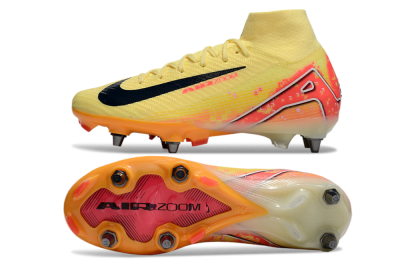 Nike Air Zoom Mercurial Superfly 10 Elite SG High-Tops Football Boots - Yellow/Black/Red